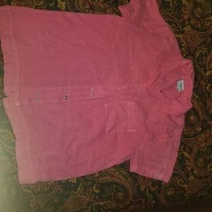 Hot Cotton bt Marc Ware L Hot Pink Top